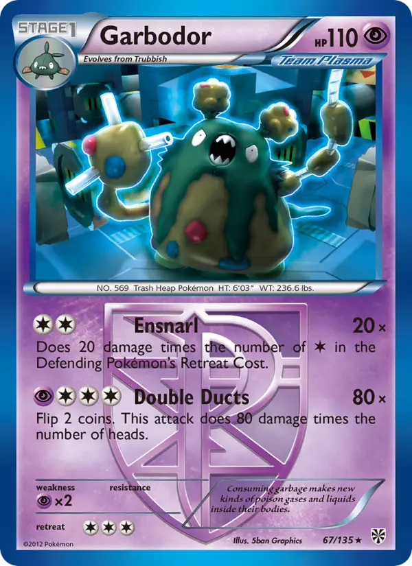 Garbodor, Plasma Storm 67
