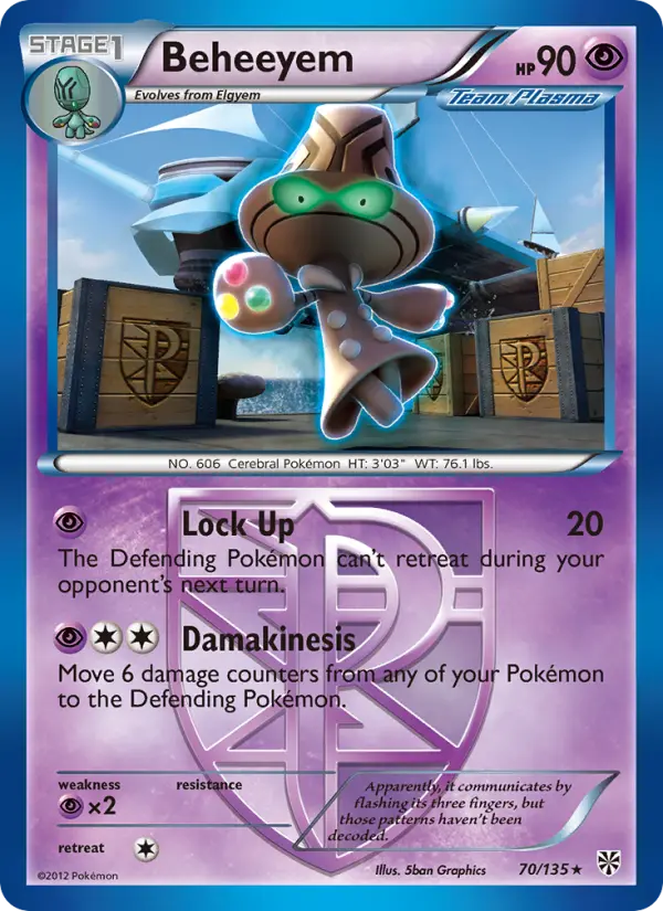 Beheeyem, Plasma Storm 70