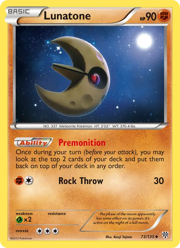 Lunatone, Plasma Storm 73