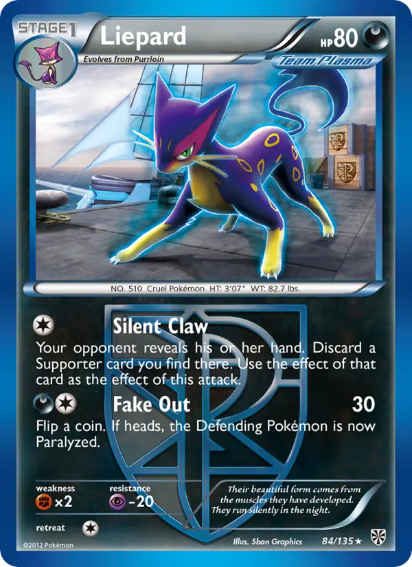 Liepard, Plasma Storm 84