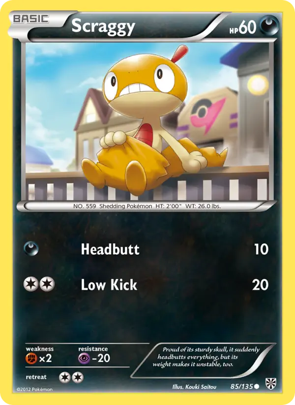 Scraggy, Plasma Storm 85