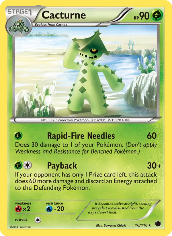 Cacturne, Plasma Freeze 10