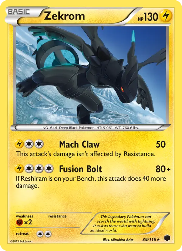 Zekrom, Plasma Freeze 39