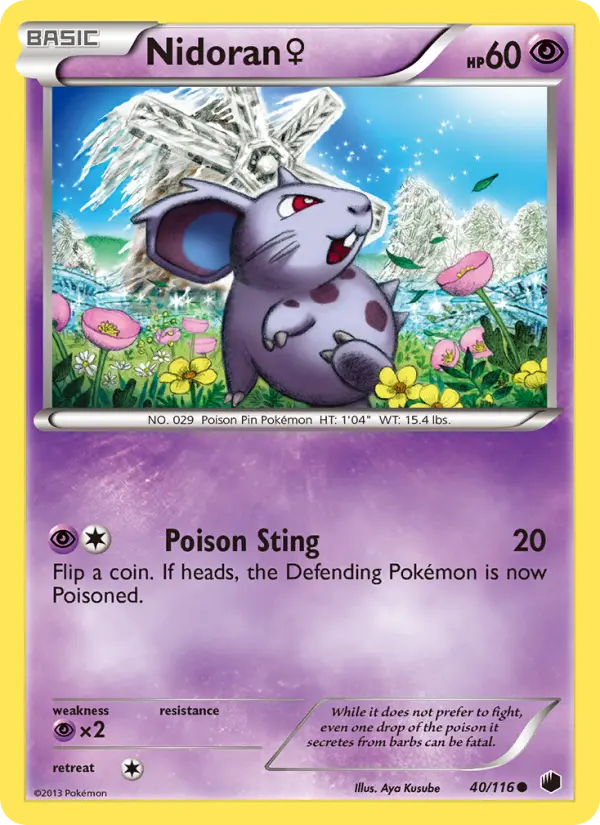 Nidoran♀, Plasma Freeze 40