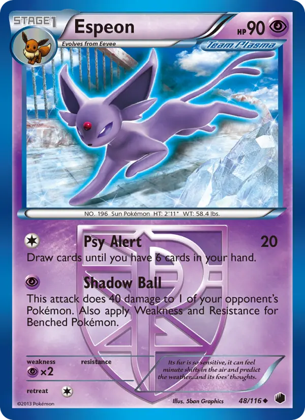 Espeon, Plasma Freeze 48