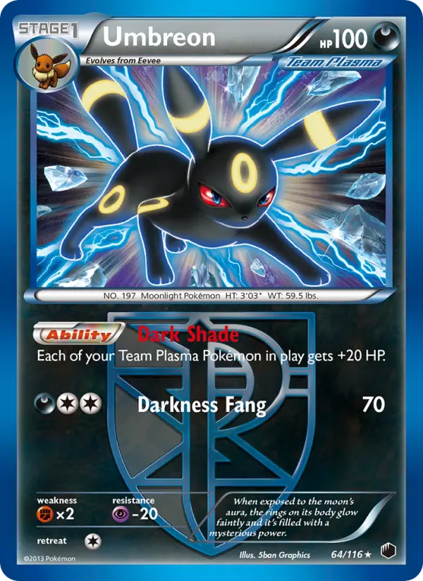 Umbreon, Plasma Freeze 64