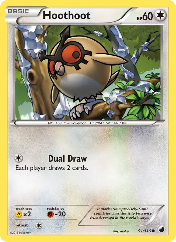 Hoothoot, Plasma Freeze 91