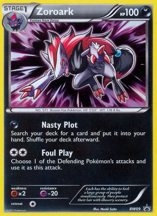 Zoroark, BW Black Star Promos BW09