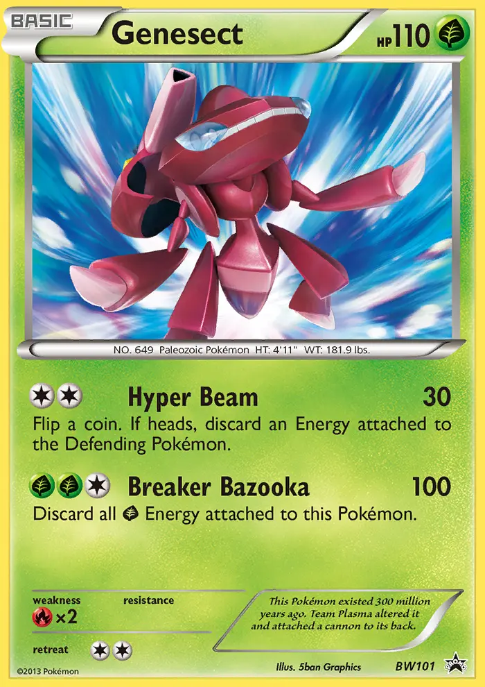Genesect, BW Black Star Promos BW101