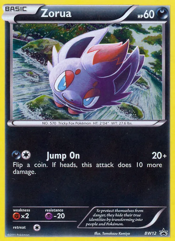 Zorua, BW Black Star Promos BW12