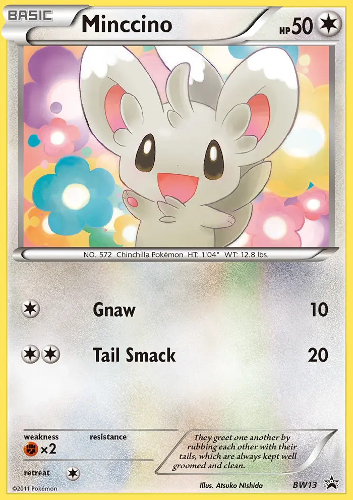 Minccino, BW Black Star Promos BW13