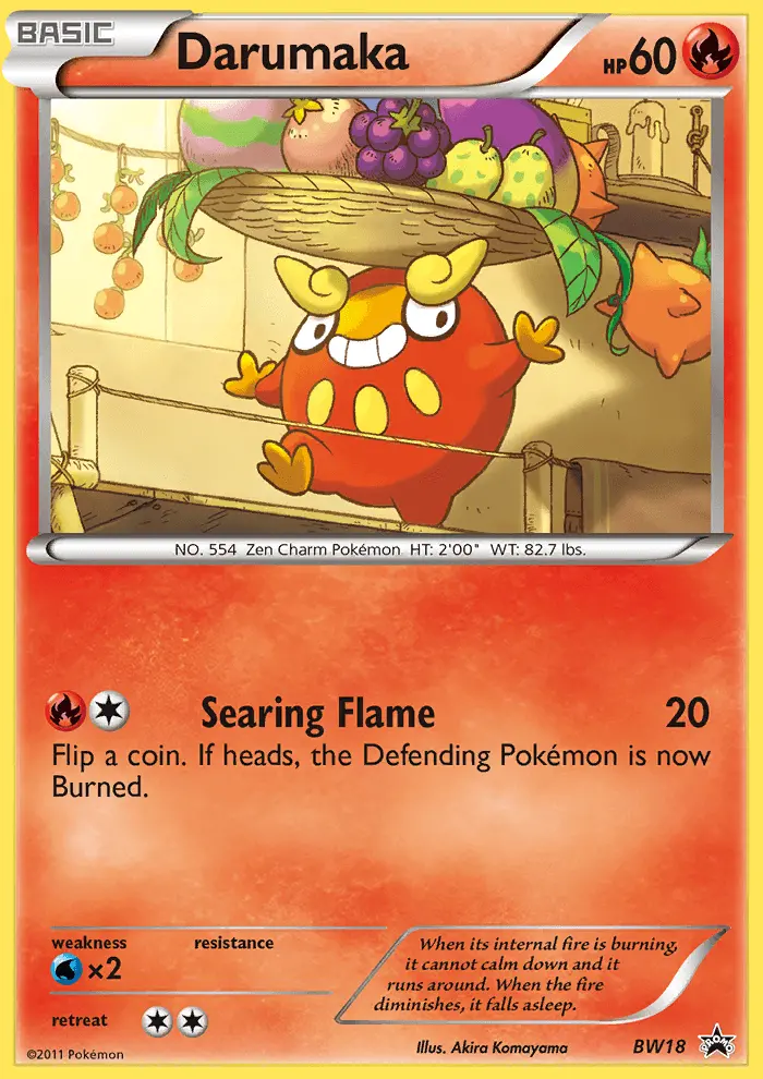 Darumaka, BW Black Star Promos BW18