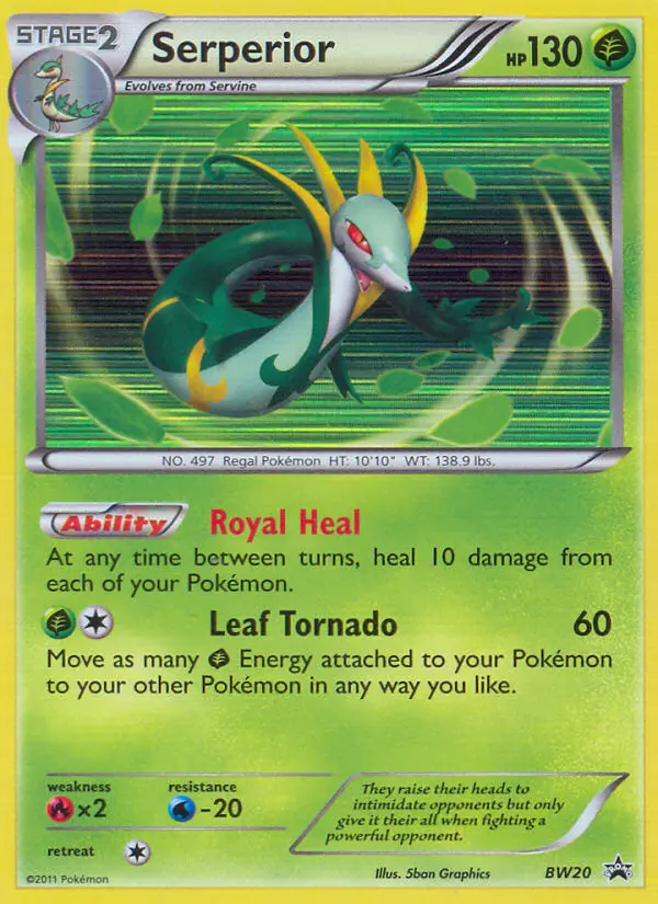 Serperior, BW Black Star Promos BW20
