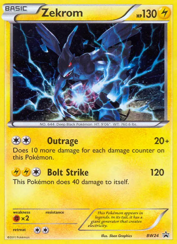 Zekrom, BW Black Star Promos BW24