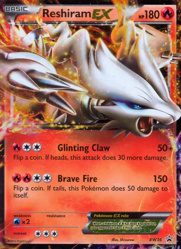 Reshiram-EX, BW Black Star Promos BW36