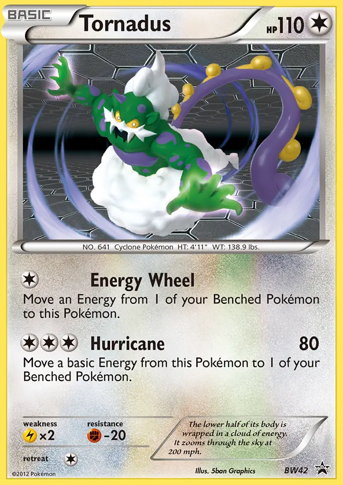 Tornadus, BW Black Star Promos BW42