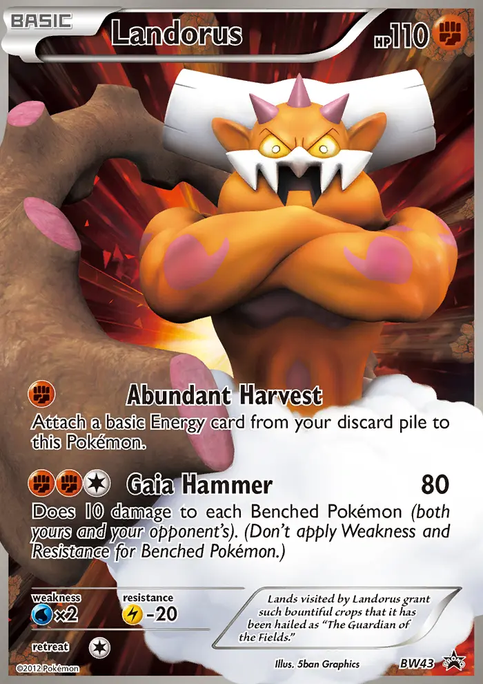 Landorus, BW Black Star Promos BW43