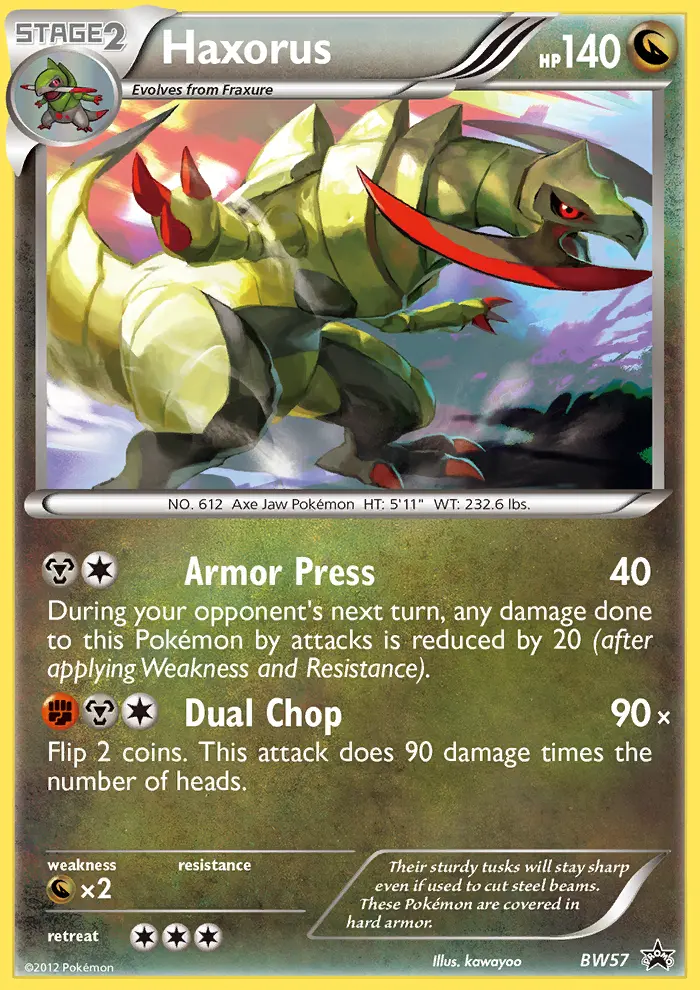 Haxorus, BW Black Star Promos BW57