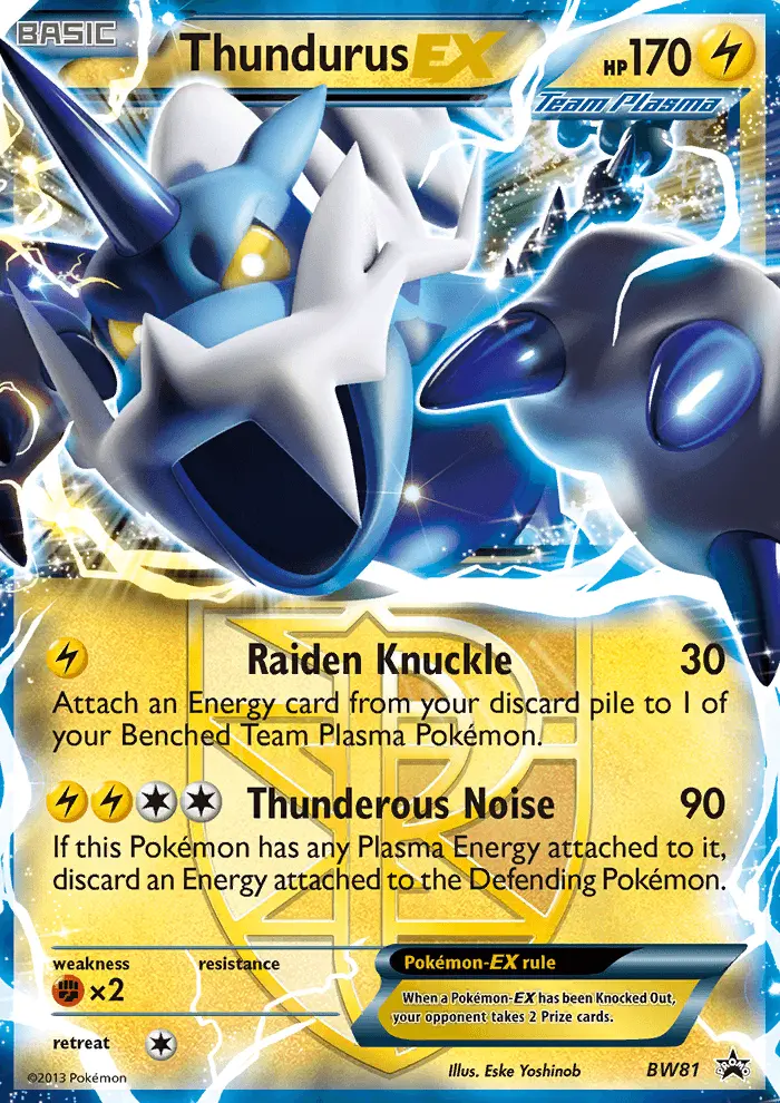Thundurus-EX, BW Black Star Promos BW81