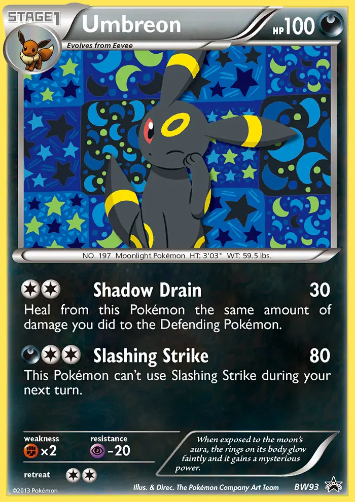 Umbreon, BW Black Star Promos BW93