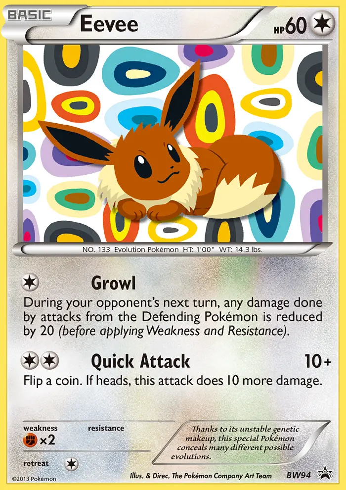 Eevee, BW Black Star Promos BW94