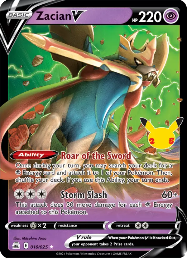 Zacian V, Celebrations 16