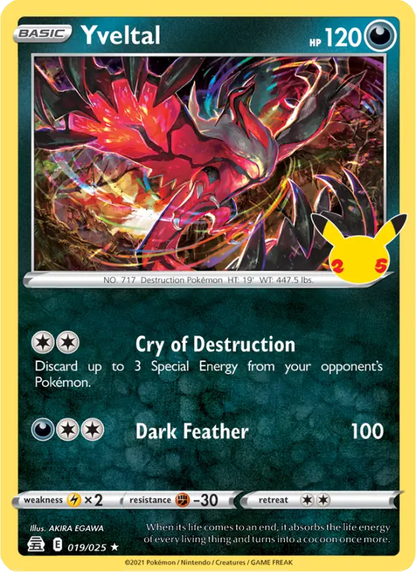 Yveltal, Celebrations 19