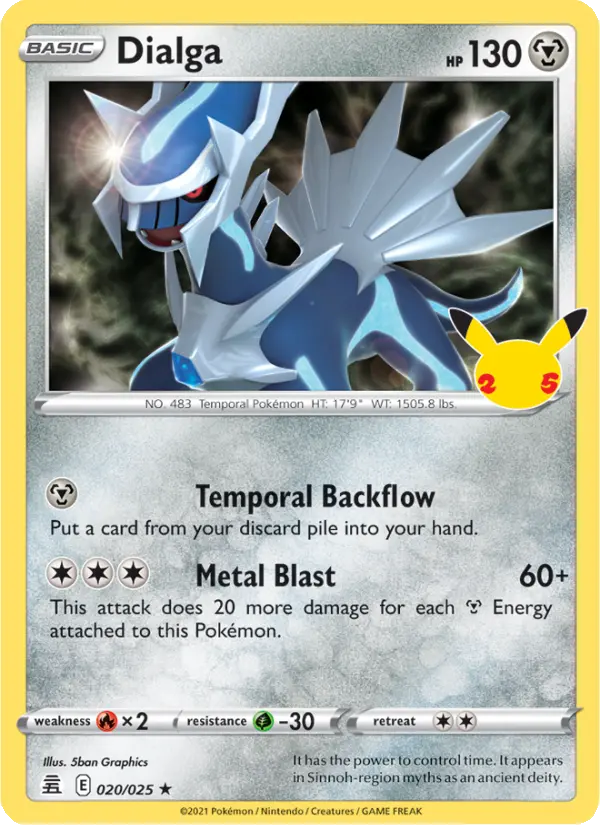 Dialga, Celebrations 20
