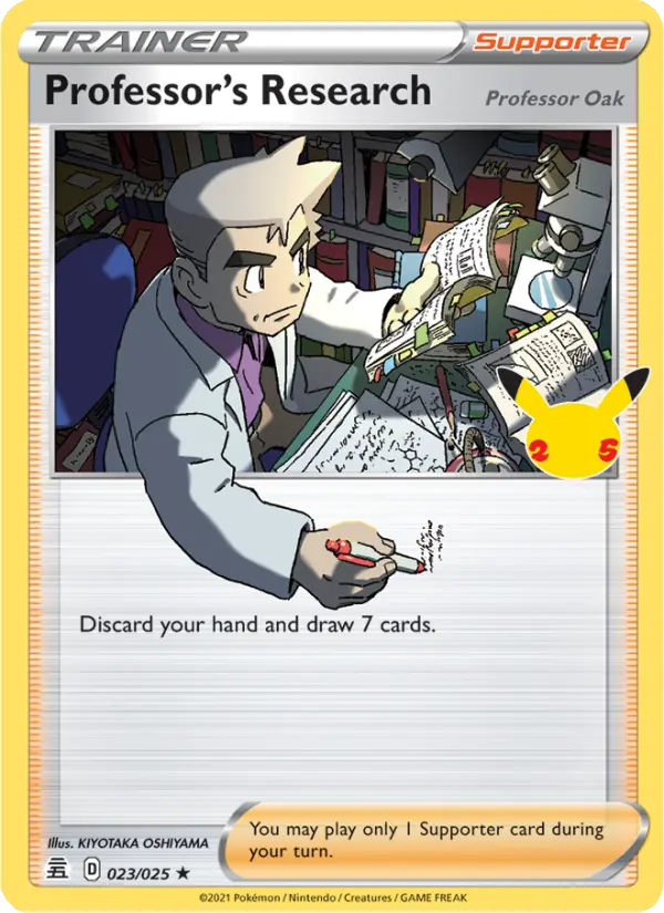 Professor's Research (Professor Oak), Celebrations 23