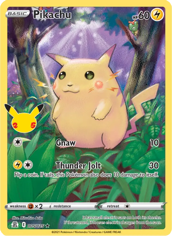 Pikachu, Celebrations 5
