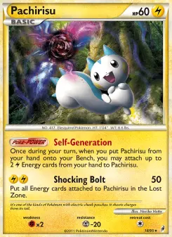 Pachirisu, L'appel des Légendes 18