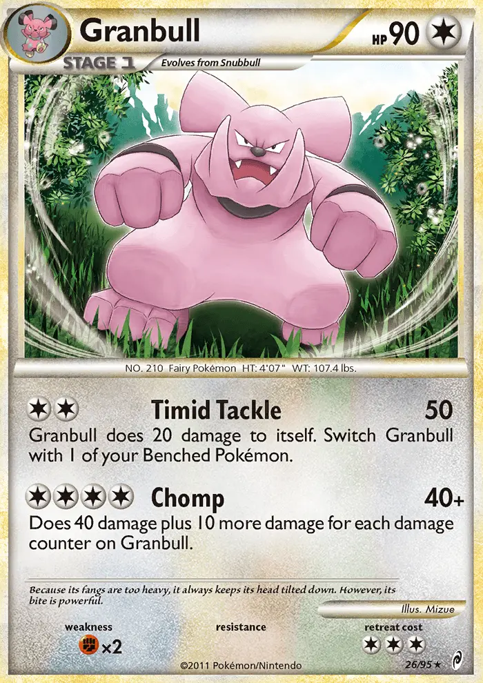 Granbull, Call of Legends 26