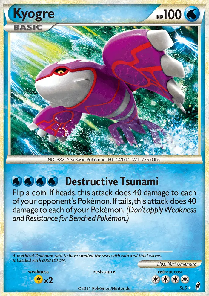 Kyogre, Call of Legends SL6