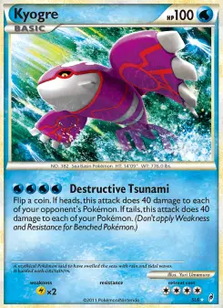 Kyogre, L'appel des Légendes SL6