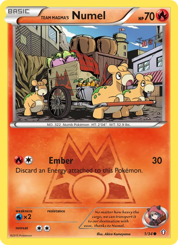Team Magma's Numel, Double Crisis 1