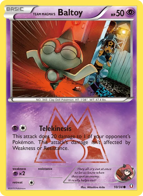 Team Magma's Baltoy, Double Crisis 10