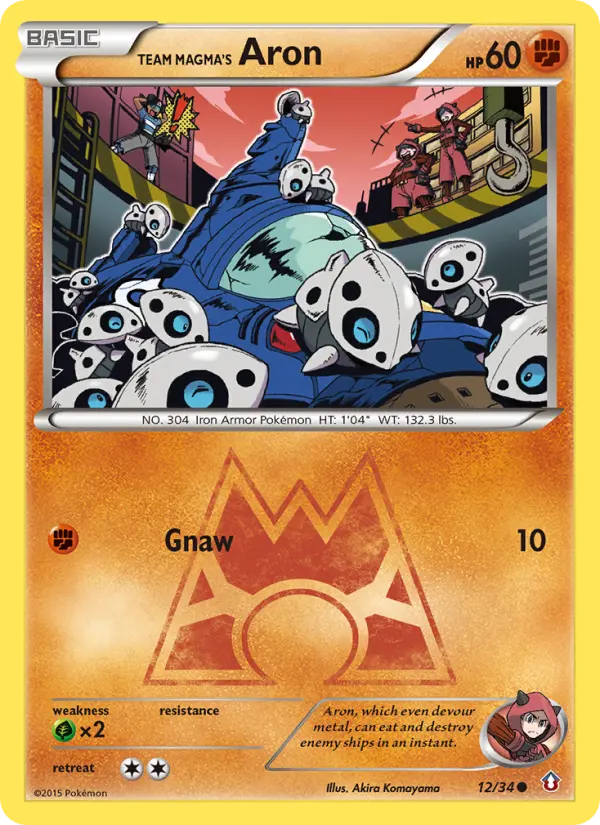Team Magma's Aron, Double Crisis 12