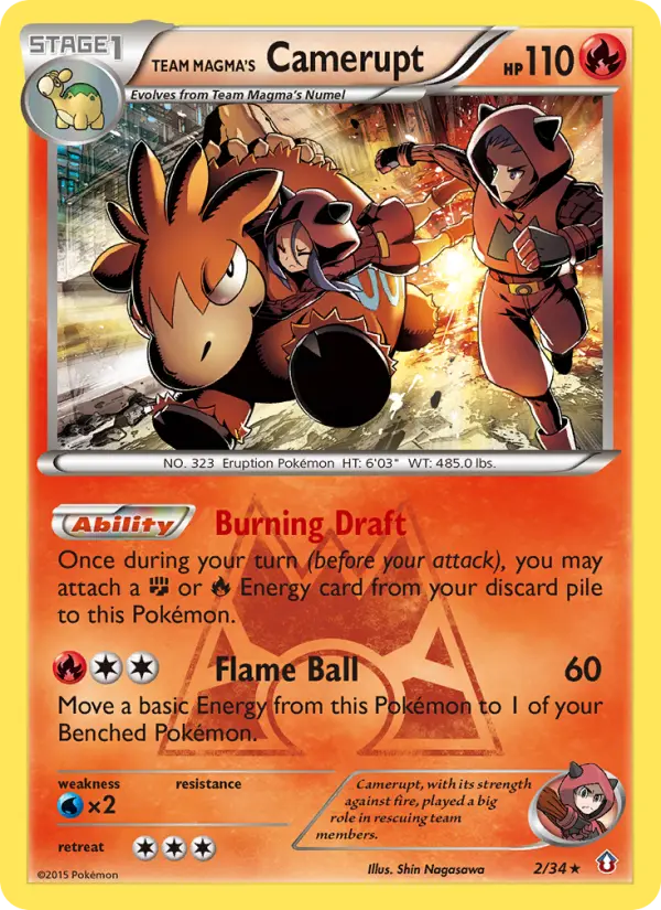 Team Magma's Camerupt, Double Crisis 2