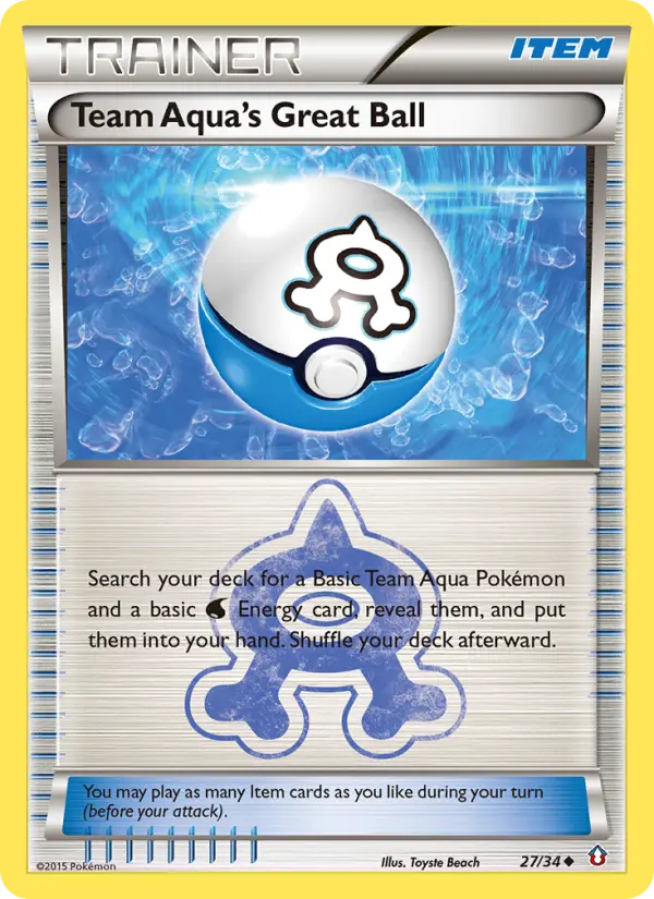 Team Aqua's Great Ball, Double Crisis 27