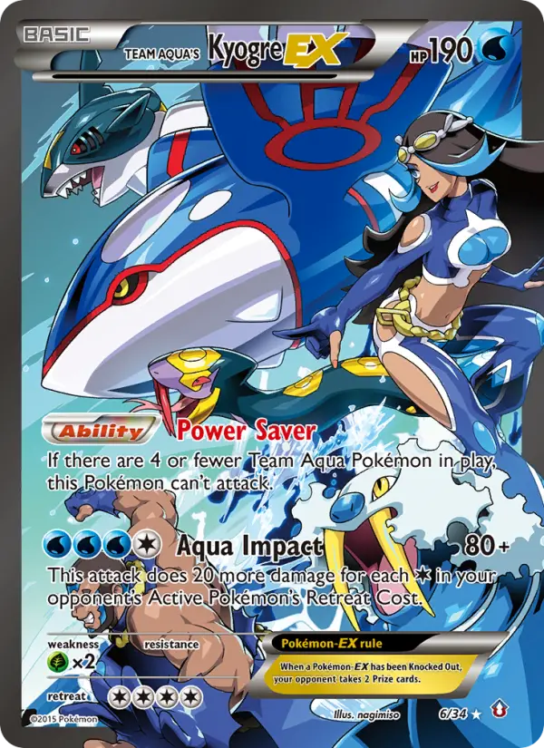 Team Aqua's Kyogre EX, Double Crisis 6