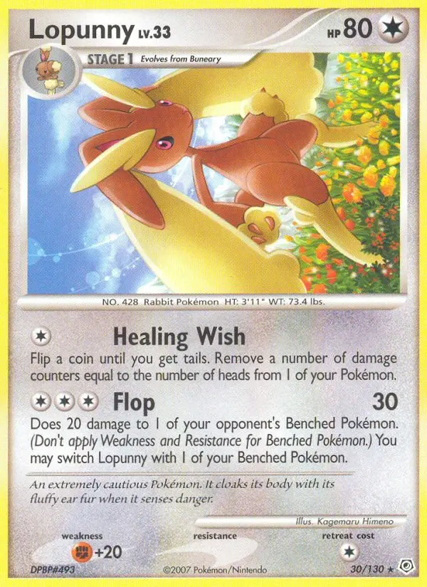 Lopunny, Diamond & Pearl 30