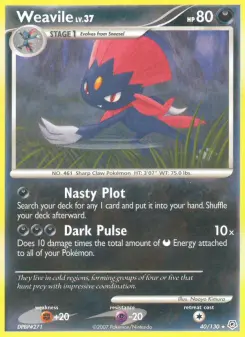 Weavile, Diamond & Pearl 40