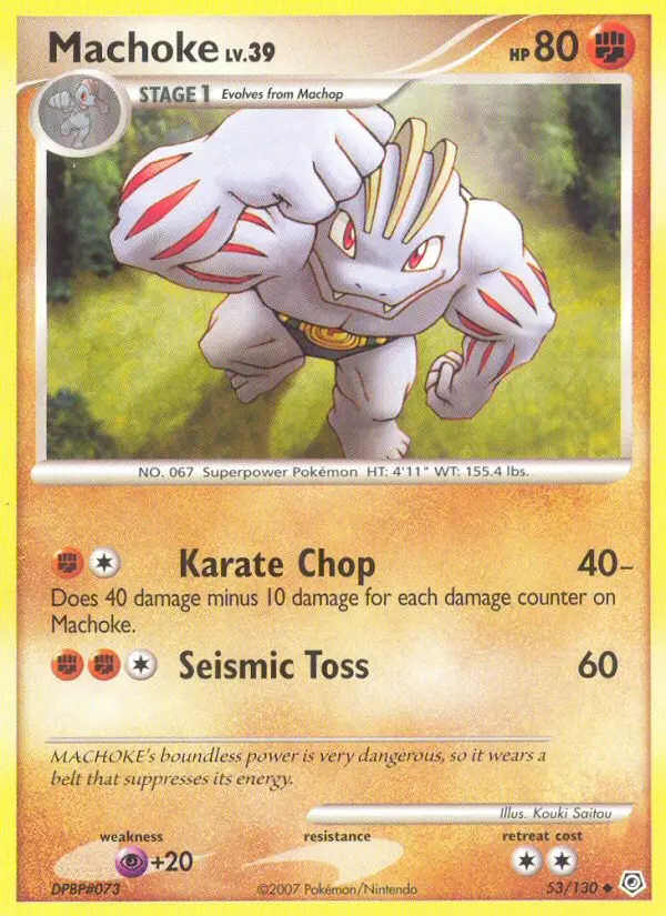 Machoke, Diamond & Pearl 53
