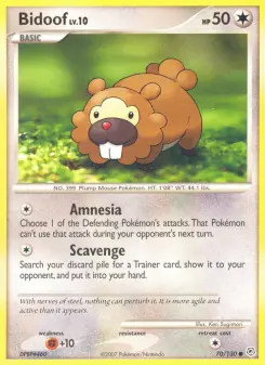Bidoof, Diamond & Pearl 70