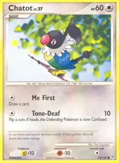 Chatot, Diamond & Pearl 74
