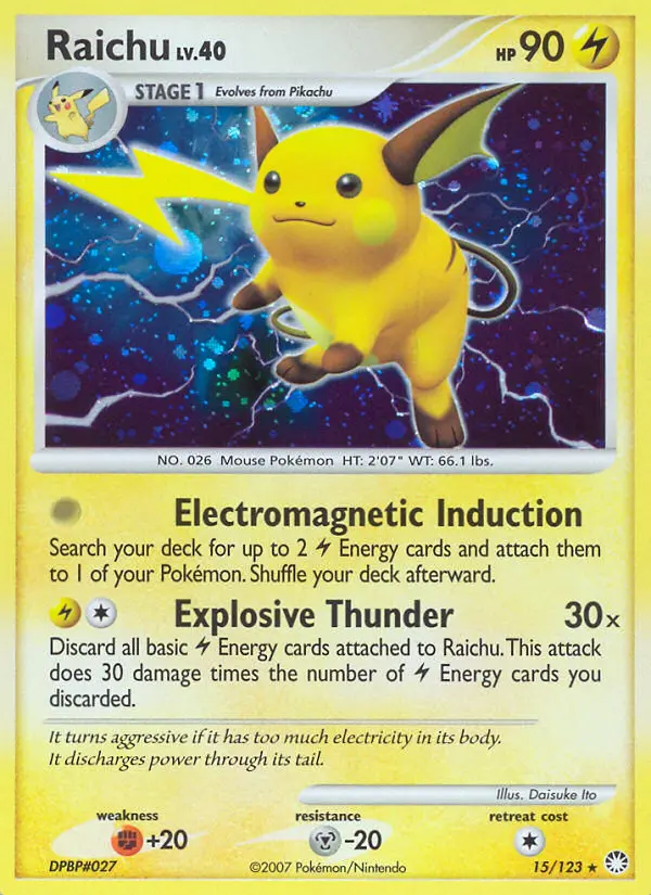 Raichu, Mysterious Treasures 15