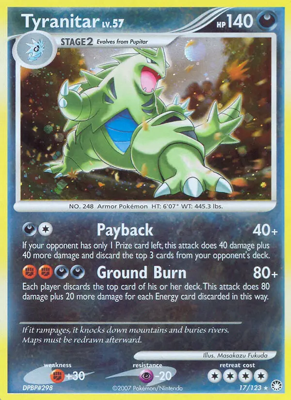 Tyranitar, Mysterious Treasures 17