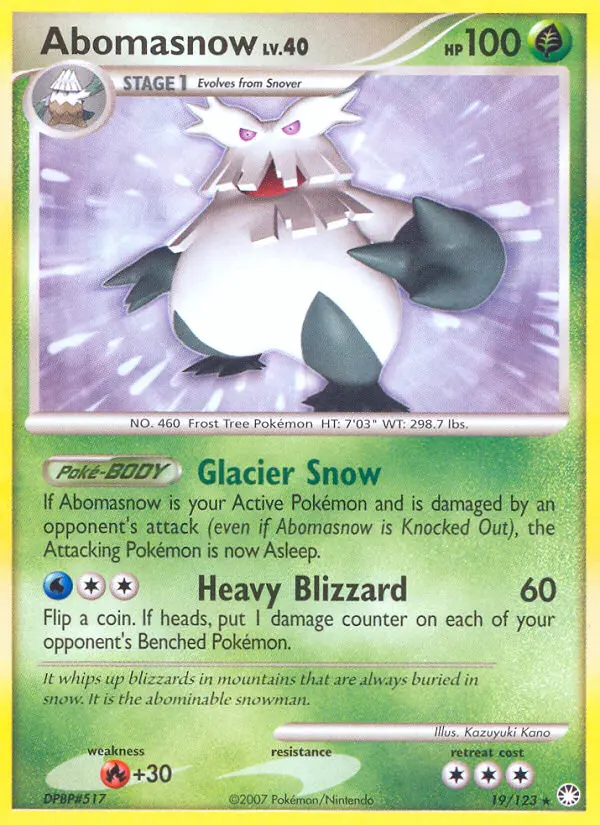 Abomasnow, Mysterious Treasures 19