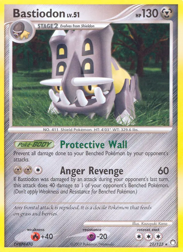 Bastiodon, Mysterious Treasures 21