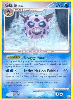Glalie, Mysterious Treasures 25